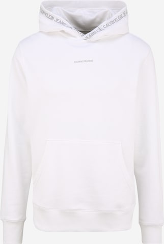 Calvin Klein Jeans - Sudadera en blanco: frente