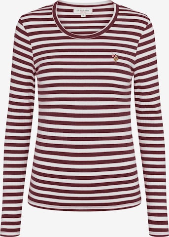 U.S. POLO ASSN. Shirts ' Chanett ' i rød: forside