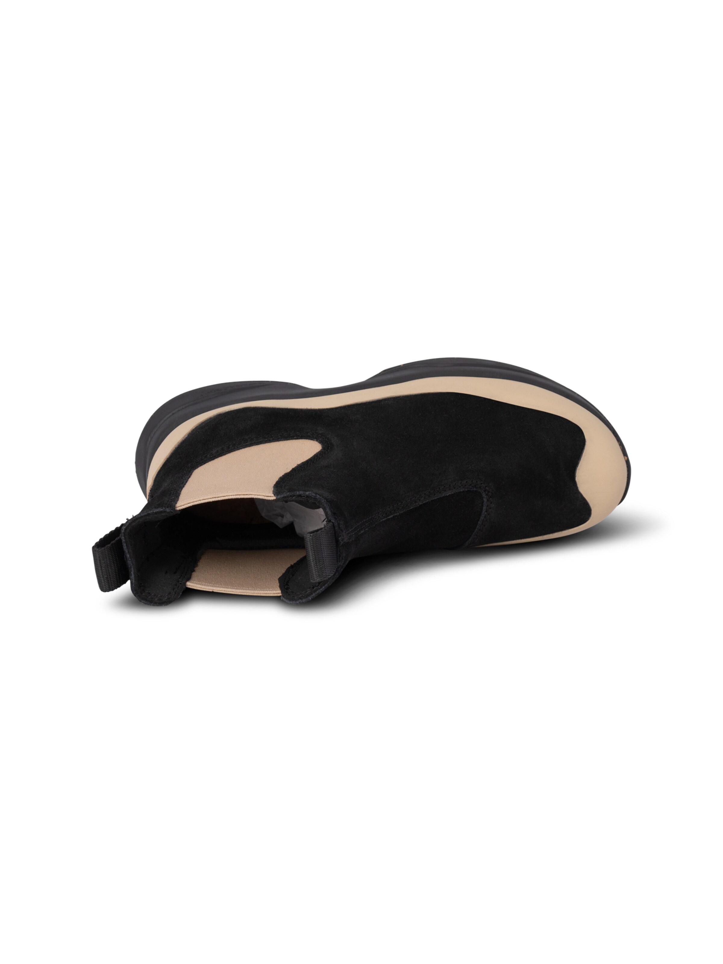 WODEN Chelsea boots ' Solveig Suede Waterproof ' in Zwart