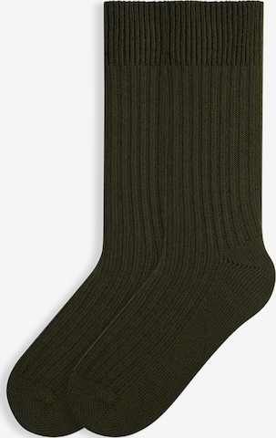Von Jungfeld Socks 'Merino' in Green: front
