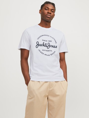 JACK & JONES Shirt 'JJForest' in Blue: front