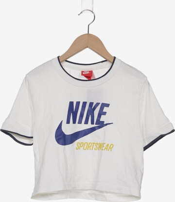 NIKE Top & Shirt in S in White: front