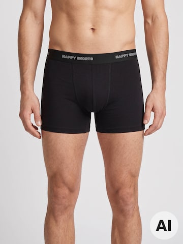 Happy Shorts - Calzoncillo boxer ' Week Mix ' en negro