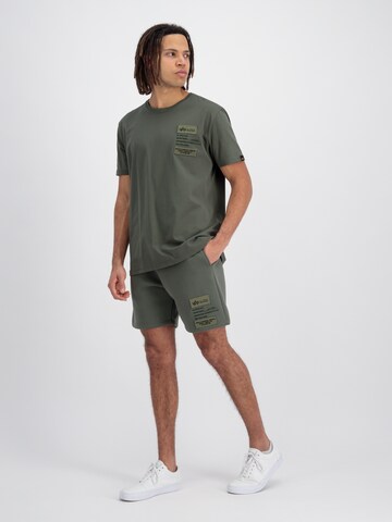Maglietta di ALPHA INDUSTRIES in verde
