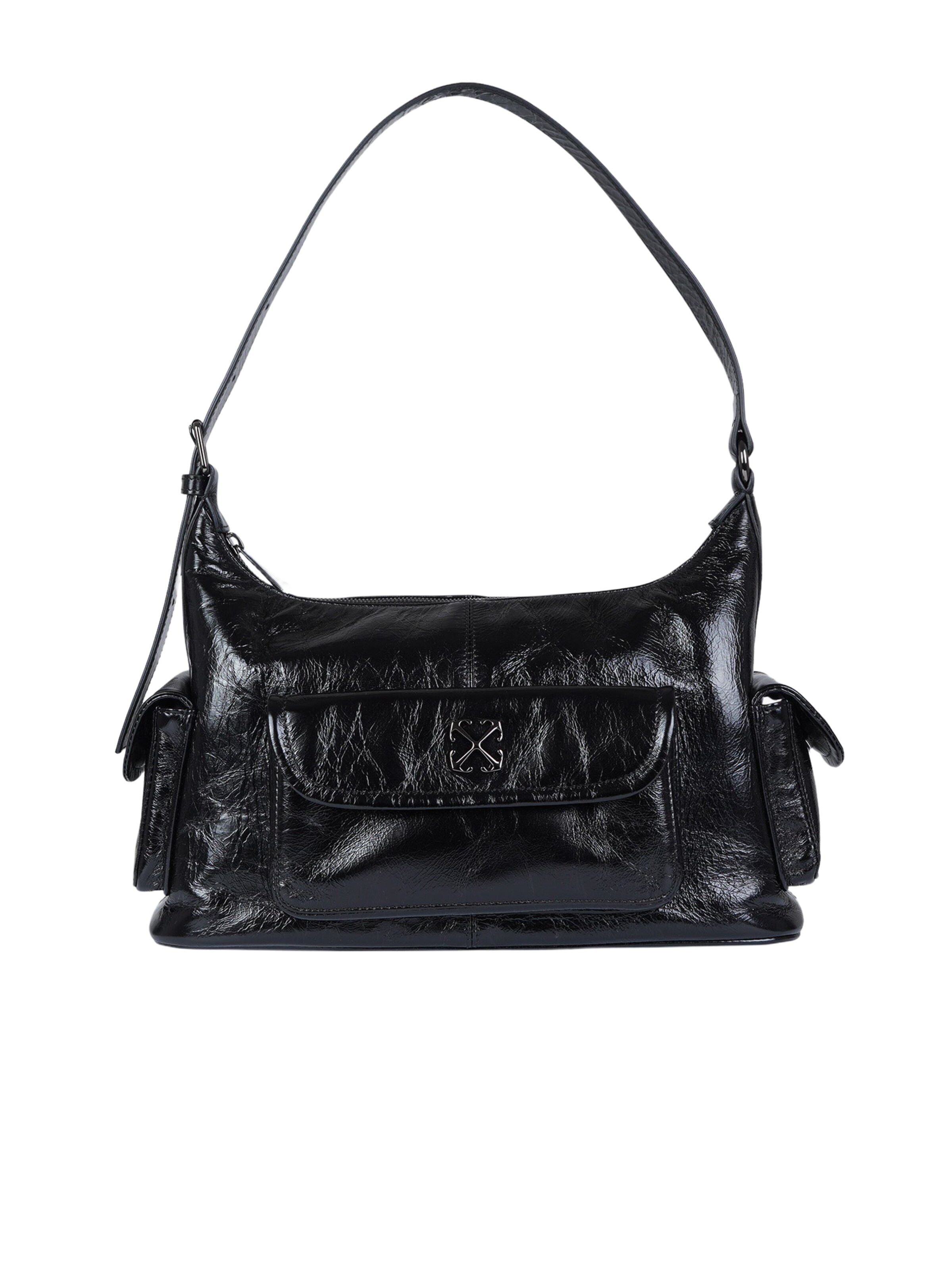 Off-White Schultertaschen in Schwarz: Vorderseite
