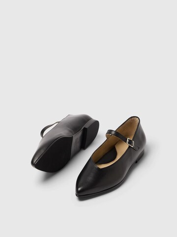Ballerines à lanières 'SLFWhitney' SELECTED FEMME en noir