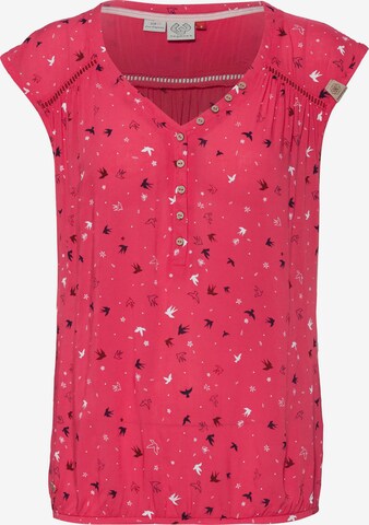 Ragwear Blouse 'Saltty' in Roze: voorkant