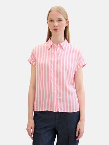 TOM TAILOR Blouse in Pink: front