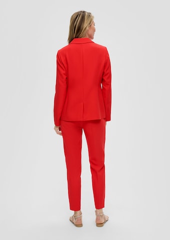 Blazer s.Oliver BLACK LABEL en rouge : derrière