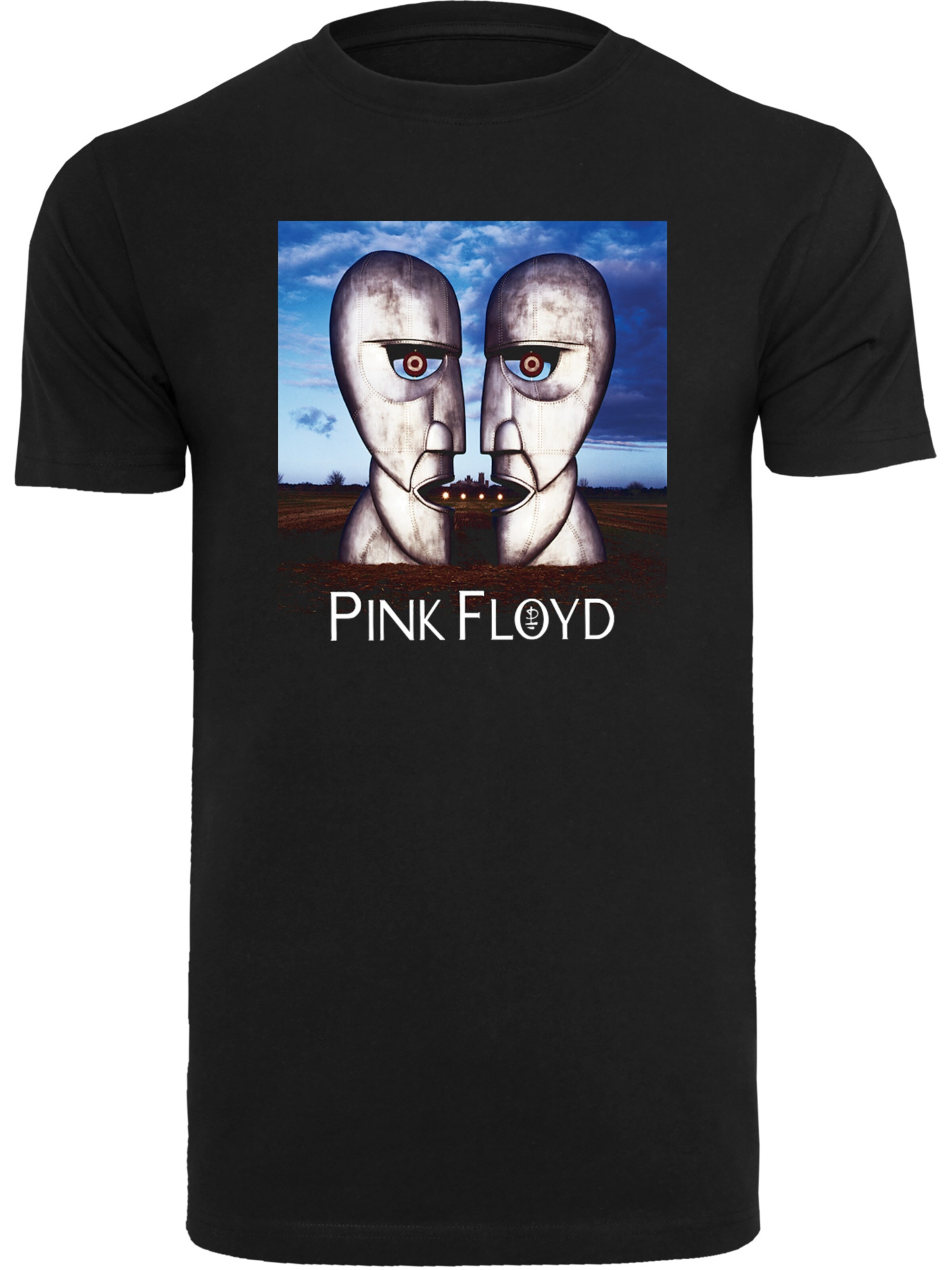 T-Shirt 'Pink Floyd The Division Bell' F4NT4STIC en noir : devant