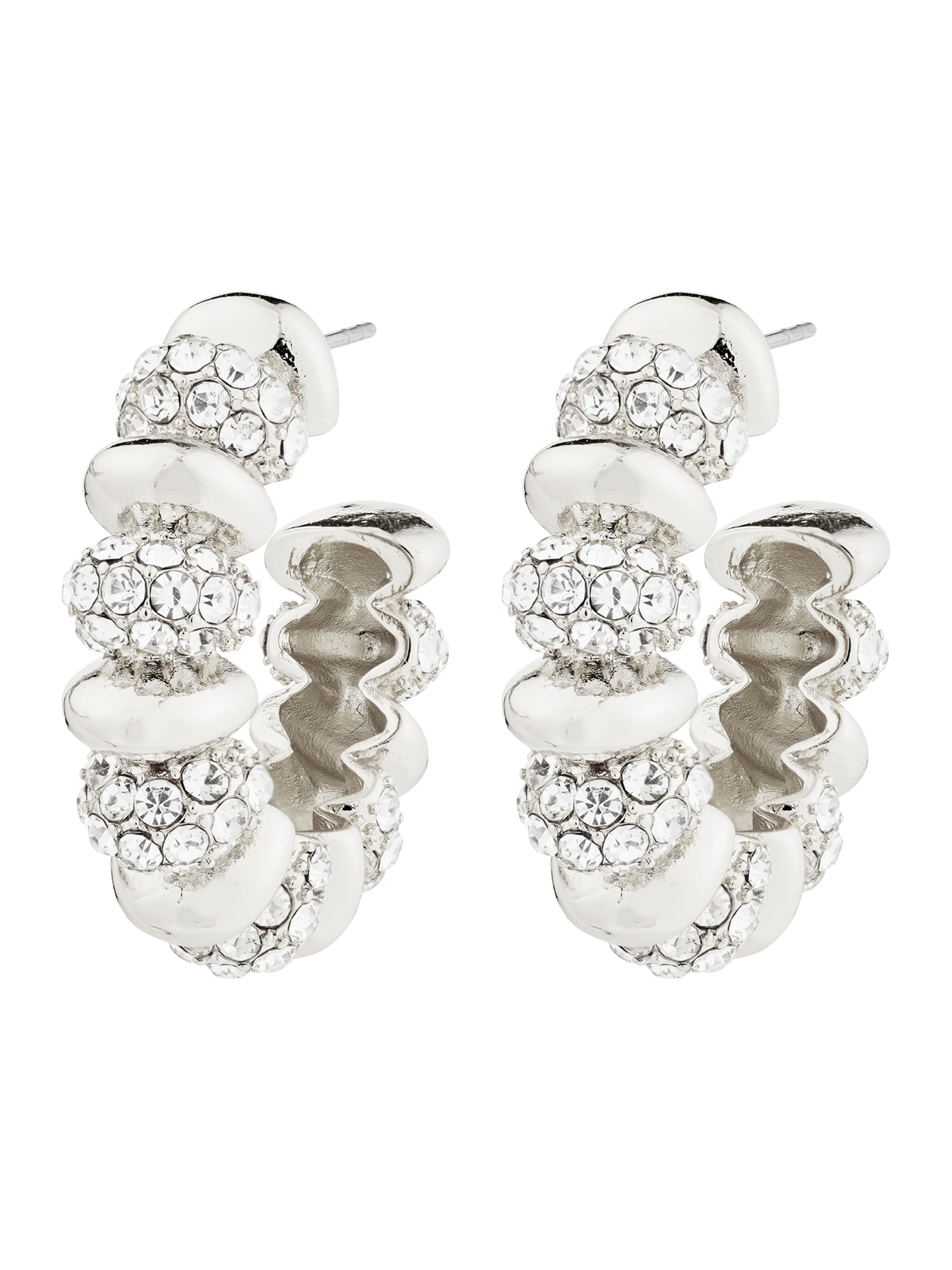 Pilgrim Ohrringe ' Delphine ' in Silber: Vorderseite