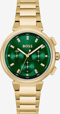 Orologio analogico di BOSS in oro: frontale