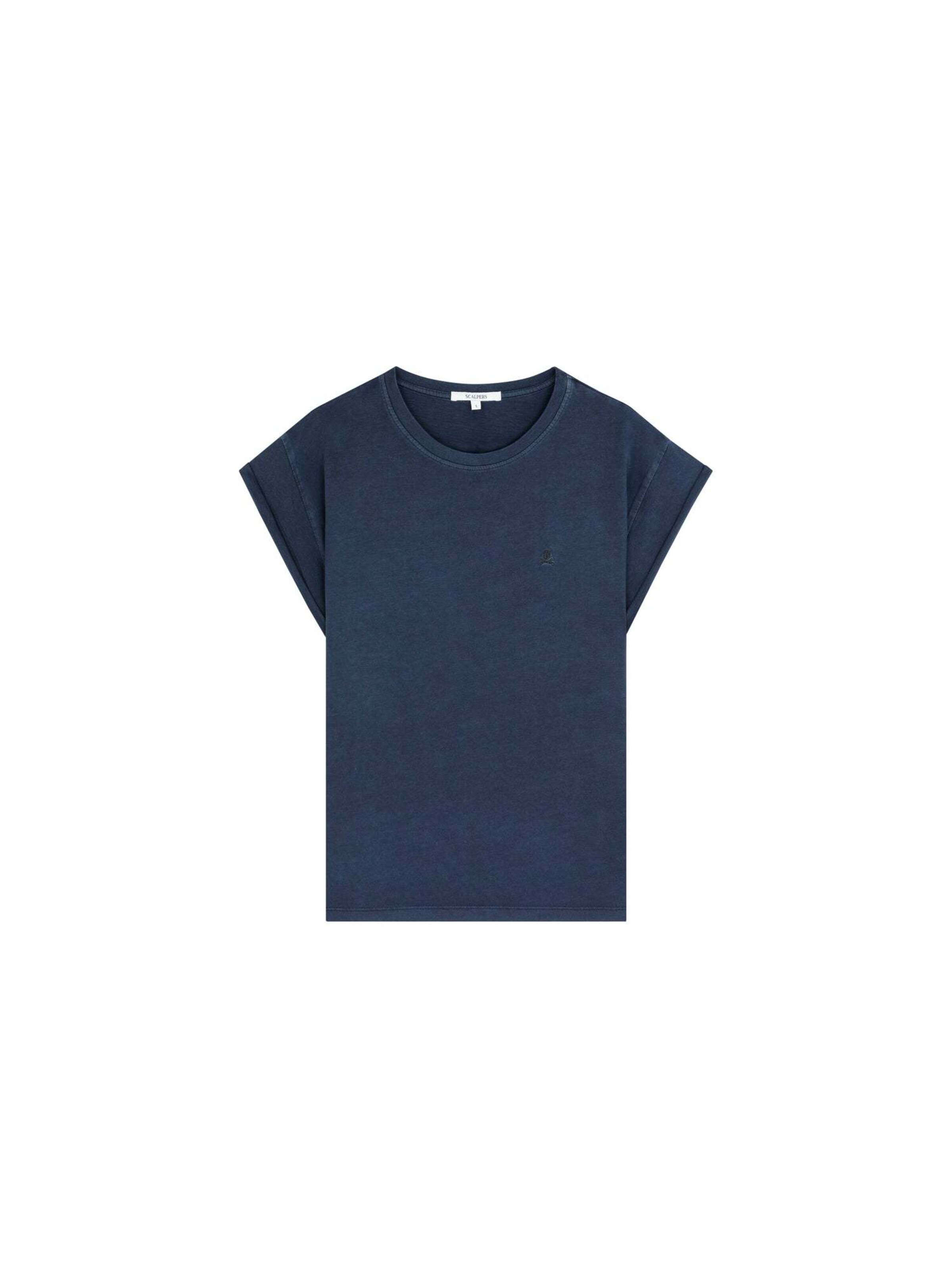 Scalpers Tricot ' ' in Blauw: voorkant