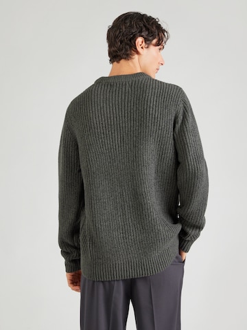 JACK & JONES Sweater 'JORBLEECKER' in Green
