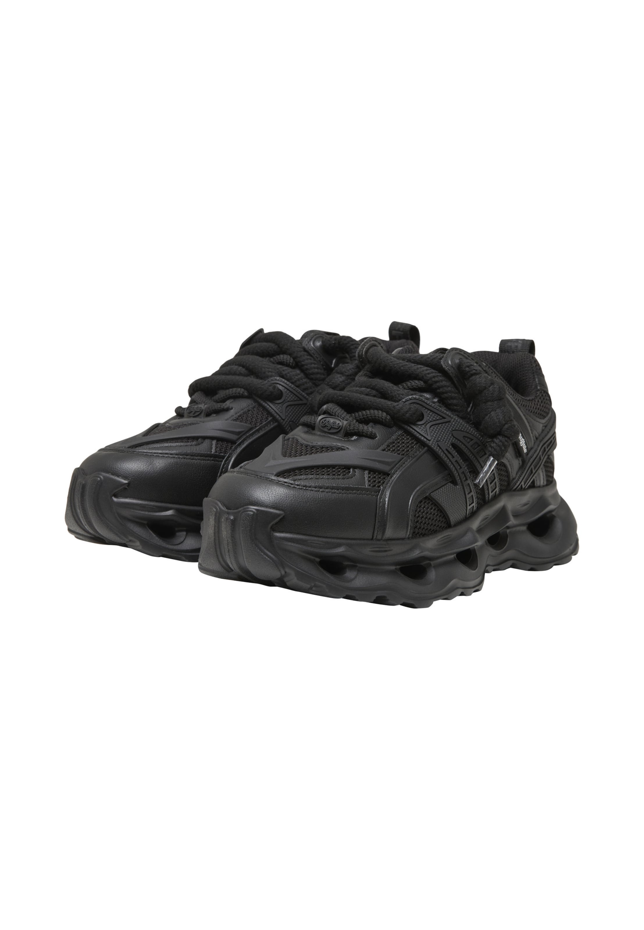 BUFFALO Låg sneaker 'Malaga' i svart