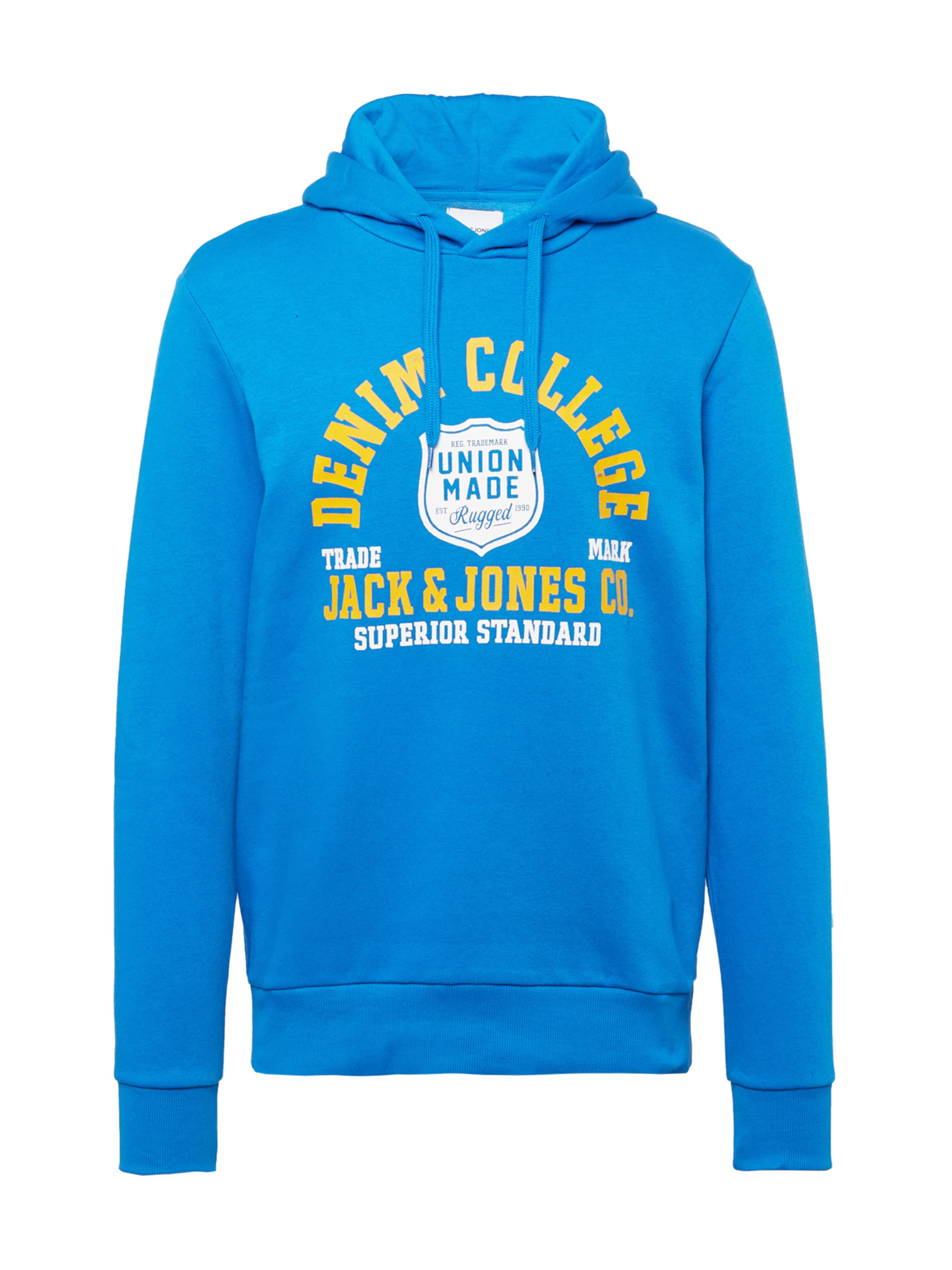 JACK & JONES Tréning póló - kék: elől