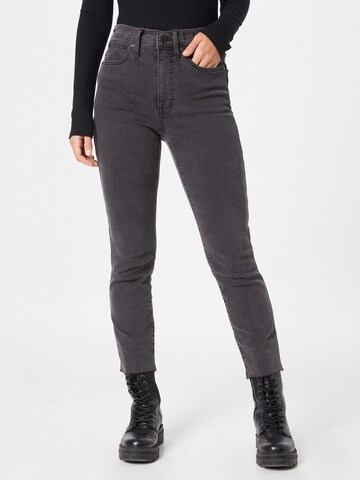 Madewell Skinny Džíny – černá: přední strana