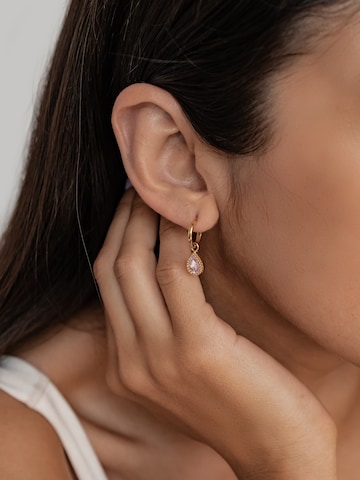 Hey Happiness - Pendientes 'October Birthstone' en oro