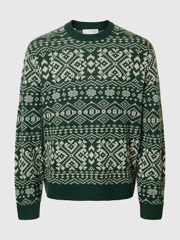 Pull-over SELECTED en vert