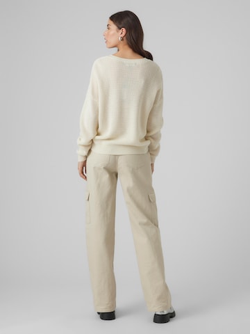 VERO MODA Pullover 'LEANNA' in Beige