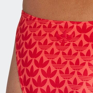 ADIDAS ORIGINALS Bikinihose 'Monogram' in Rot