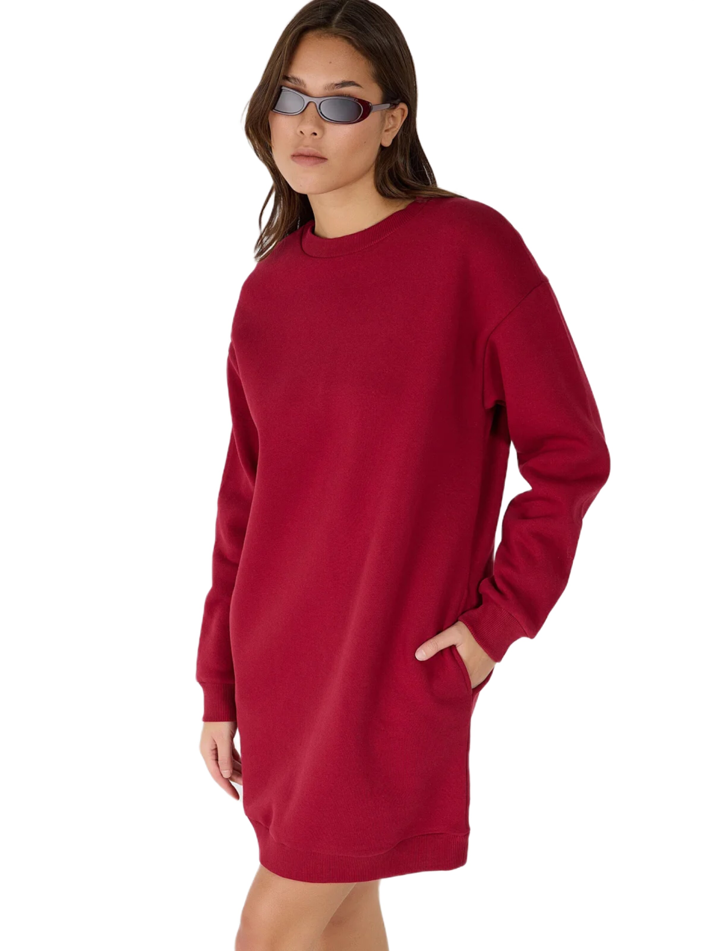 No Matter What Sweatshirt in Rood: voorkant