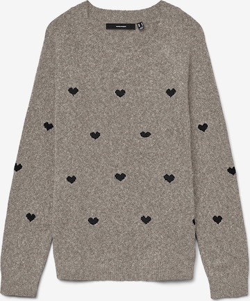 Vero Moda CurvePulover 'VMCDOFFY' - siva boja: prednji dio
