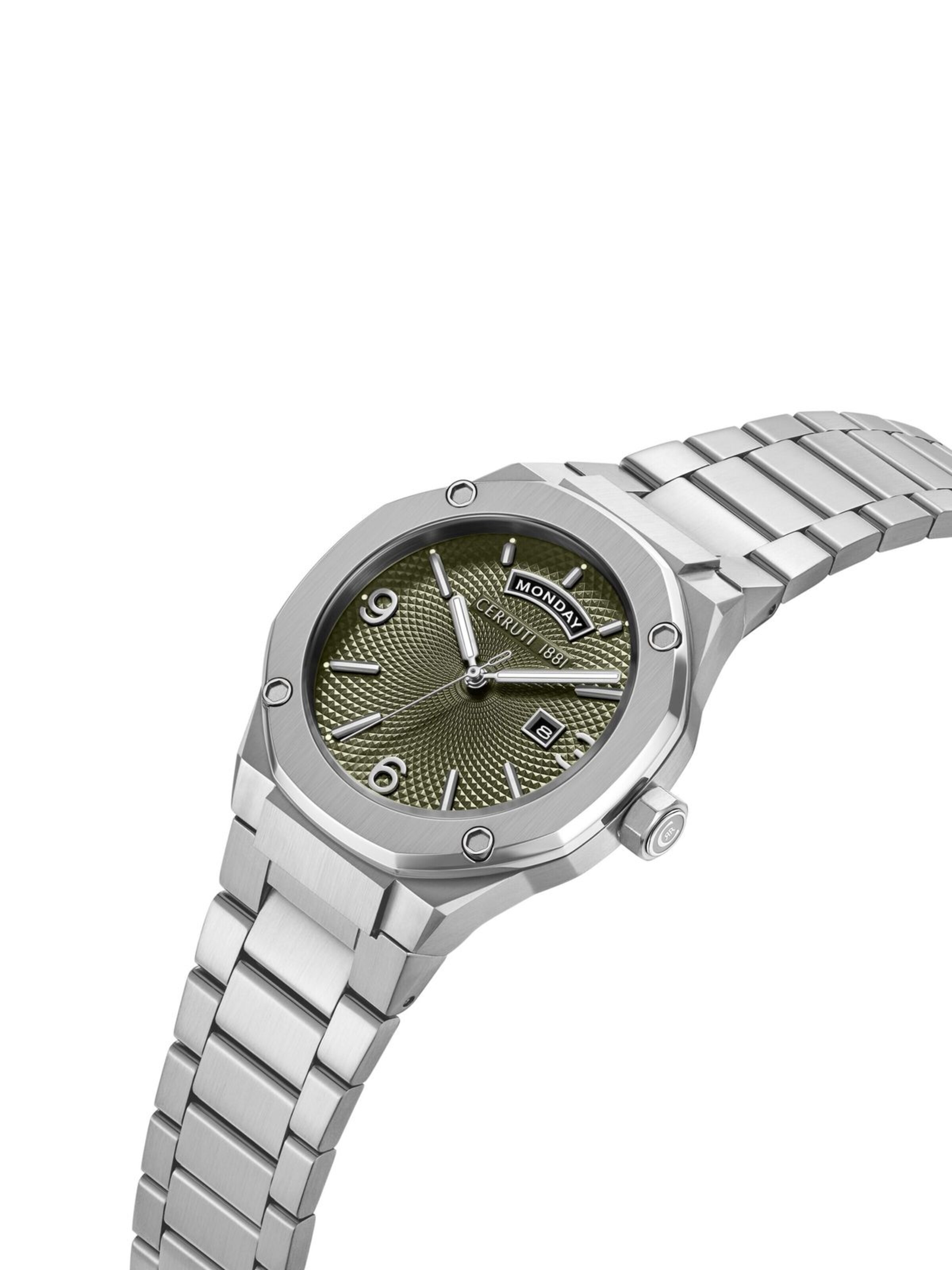 CERRUTI 1881 Analog watch 'Date watch Razzuolo' in Green