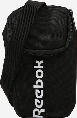 Reebok - Bolsa de deporte en negro: frente