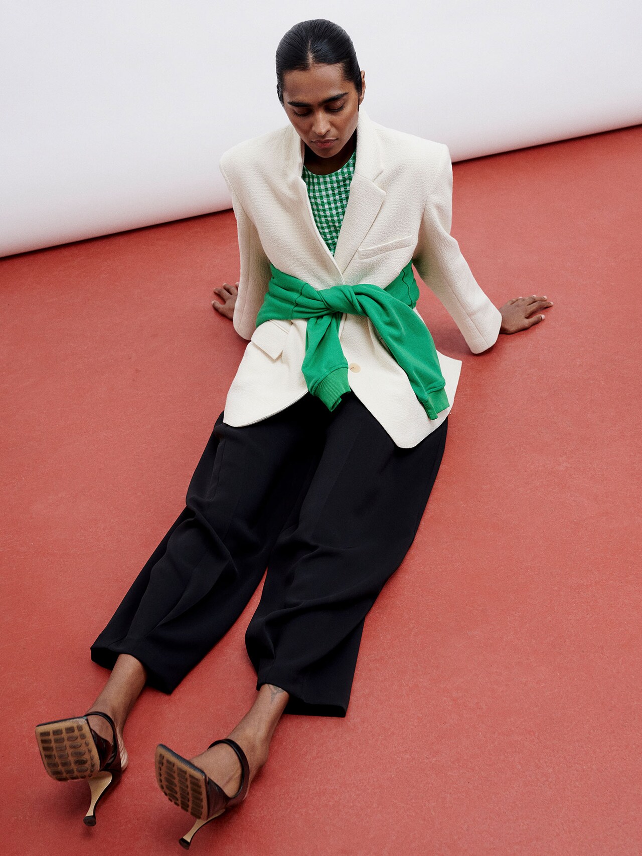 EDITED Broek 'Cataleya' Zwart