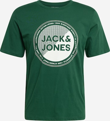 JACK & JONES Тениска 'LOYD' в зелено: отпред