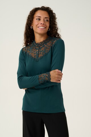 Camicia da donna 'Trulla' di Cream in verde: frontale