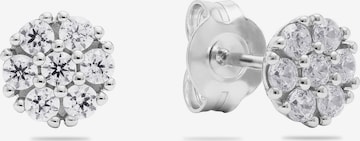 CHRIST Ohrringe in Weiß: Vorderseite