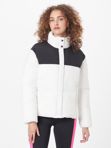 Champion Authentic Athletic Apparel Winter Jacket 'Legacy' in White: front