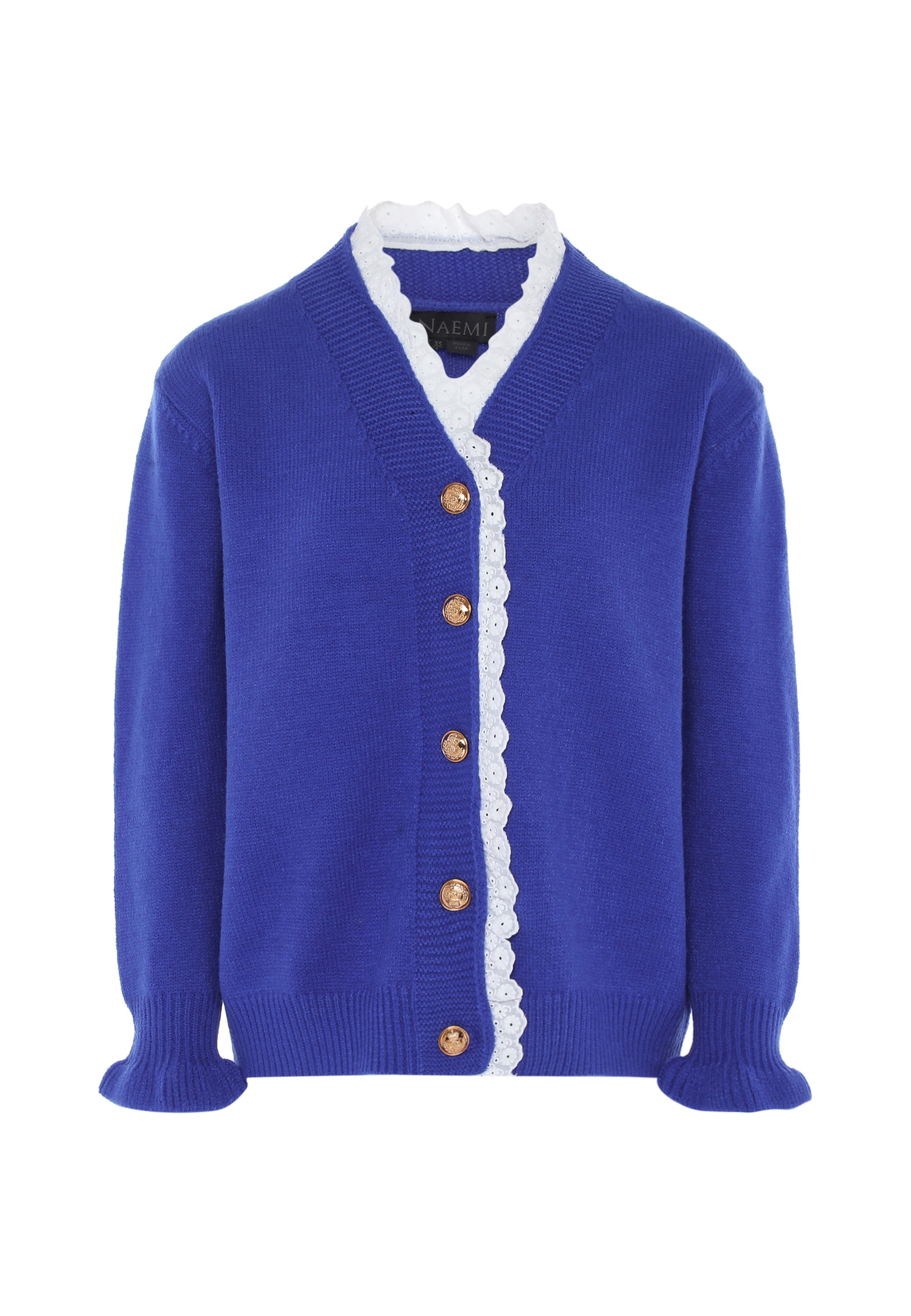 NAEMI Вязаная кофта в Синий: спереди