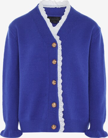 NAEMI Knit Cardigan in Blue: front