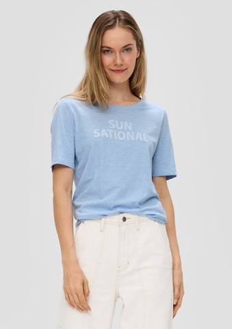 T-shirt s.Oliver en bleu : devant
