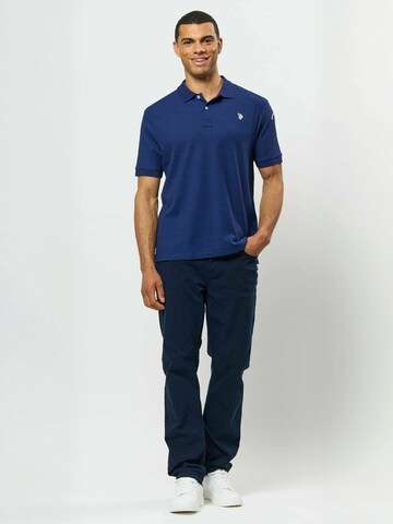 Coupe regular Chemise ' UMAlfred ' U.S. POLO ASSN. en bleu