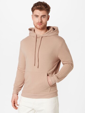 ABOUT YOU Hoodie 'Jakob' in Beige: predná strana