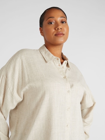 Camicia da donna 'LEILANI' di Noisy May Curve in beige