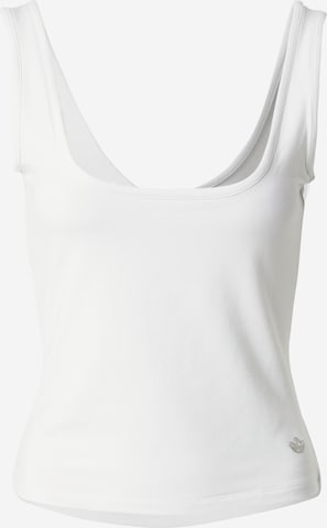 Haut 'ESS' ADIDAS ORIGINALS en blanc : devant