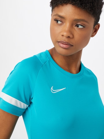 NIKE Functioneel shirt 'Academy 21' in Blauw