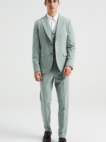 Coupe slim Veste de costume WE Fashion en vert