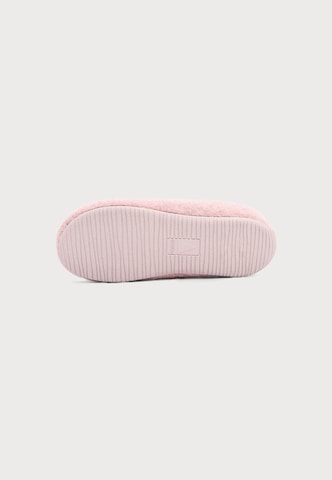 Pantoufle 'YORK' VERBENAS en rose