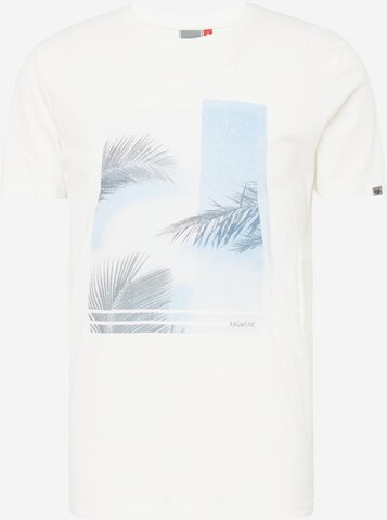 T-Shirt 'VESPIO' Ragwear en blanc : devant