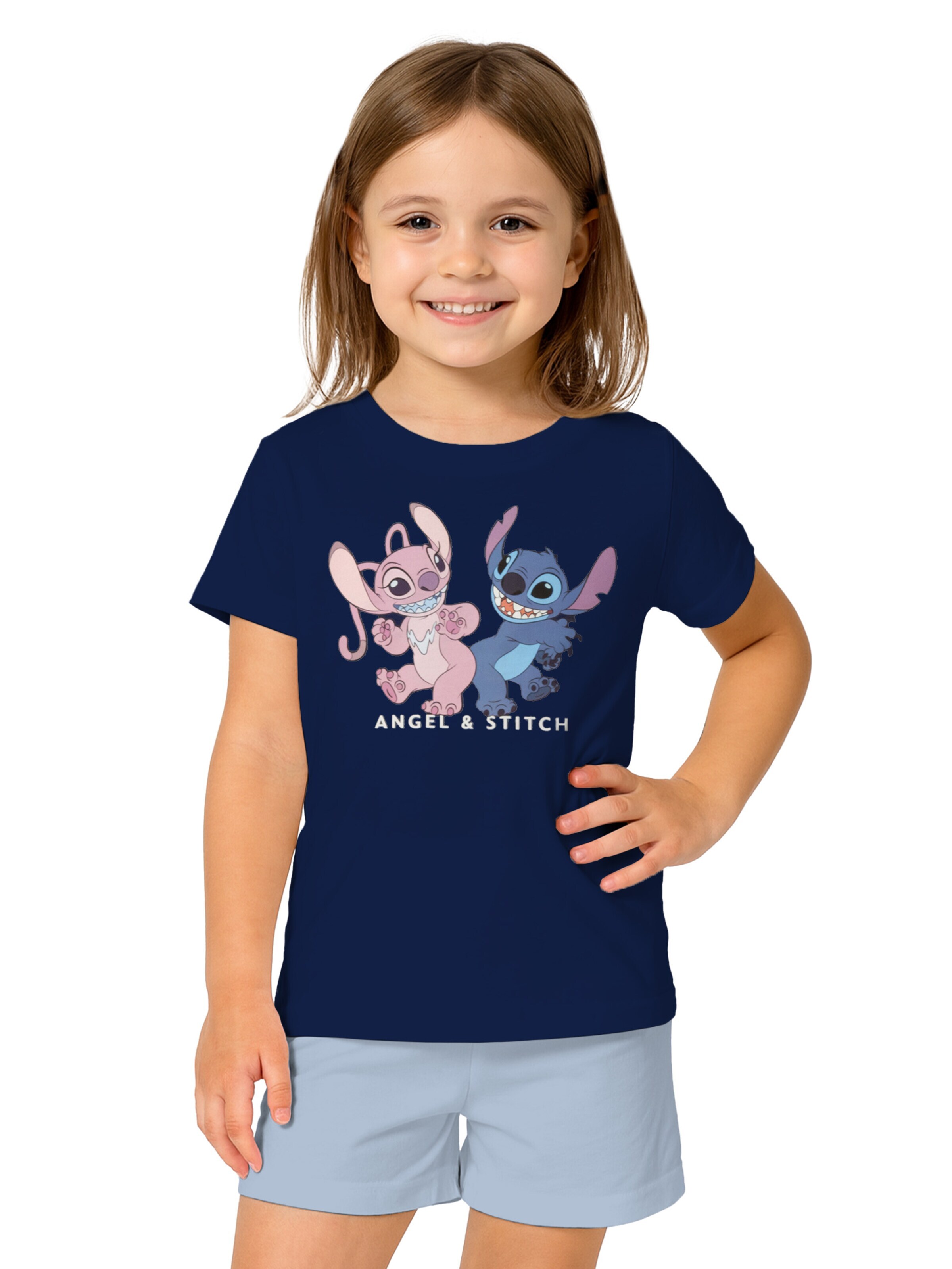 Disney Lilo & Stitch Pajamas 'Angel & Stitch' in Blue
