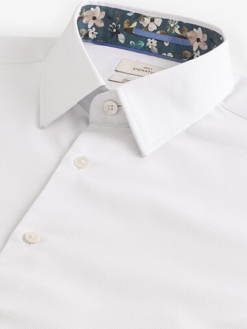 Next Regular fit Button Up Shirt in White