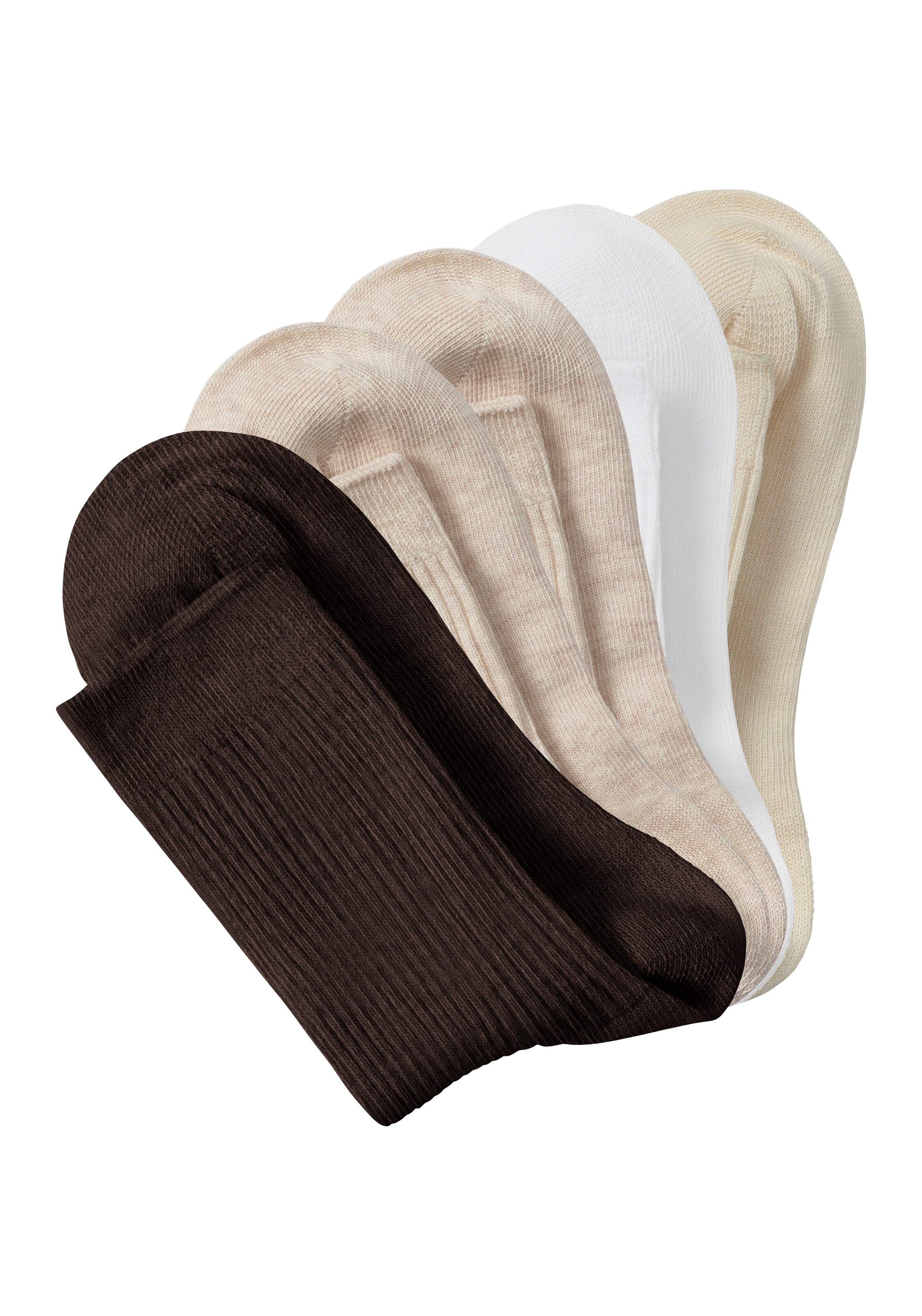 LAVANA Socks in Beige: front