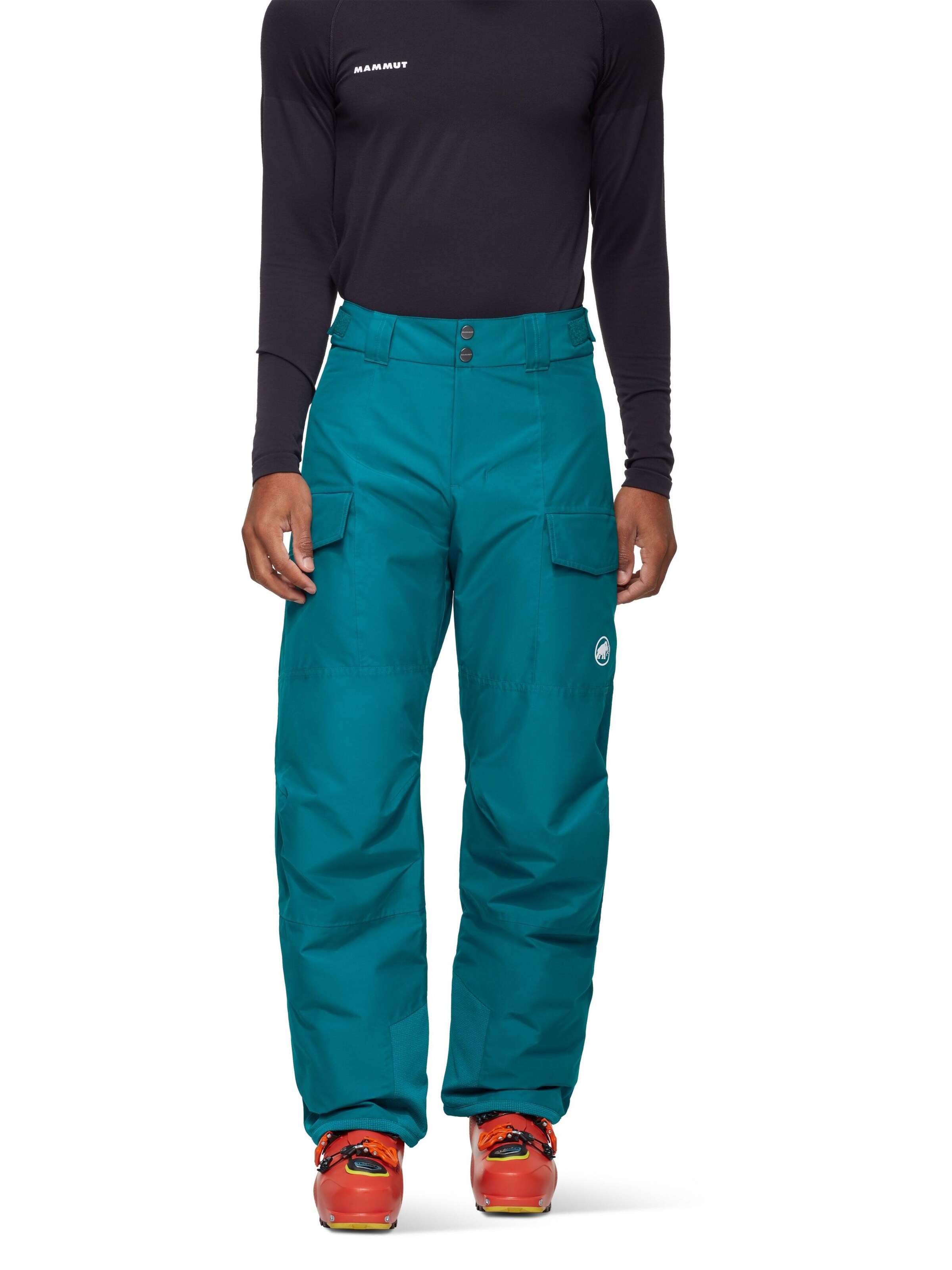 MAMMUT Regular Sporthose 'Fall Line' in Grün: Vorderseite