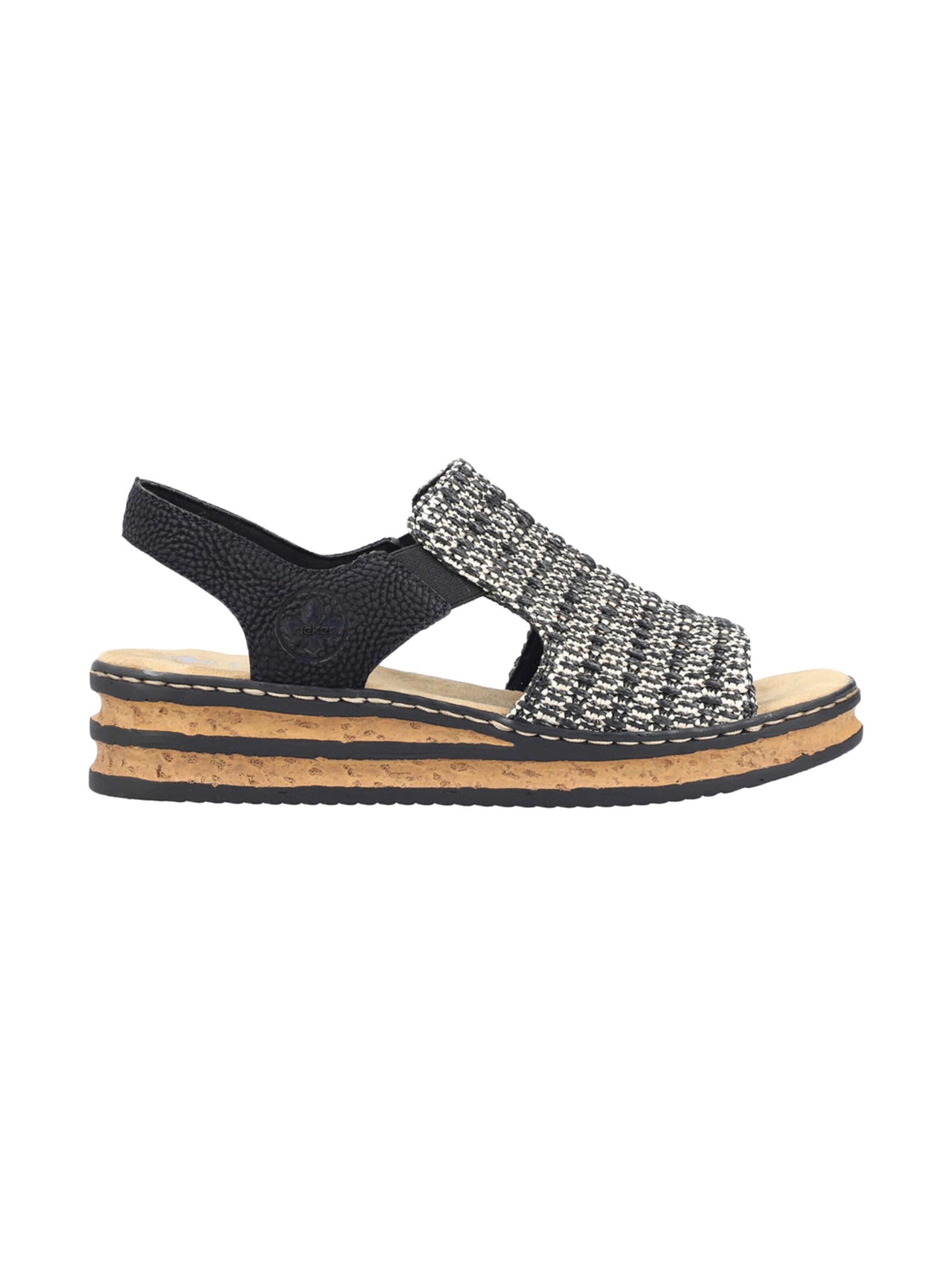 Sandalo di Rieker in nero